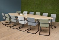 Vergadertafel ovaal 420 x 120 cm ProLine Real
