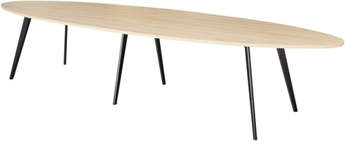 Vergadertafel ovaal 420 x 120 cm ProLine Real-2