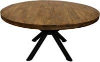 vergadertafel-rond-mango-hout-Mila