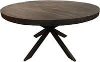 vergadertafel-rond-zwart-Mila