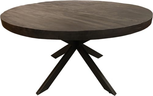 vergadertafel-rond-zwart-Mila