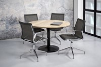 Ronde vergadertafel 120cm voor 4 personen ProLine-3