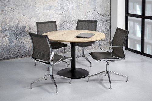 Ronde vergadertafel 120cm voor 4 personen ProLine-3