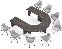 Vergadertafel 10 personen U vorm Modulo 275 x 270-3