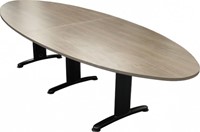 Vergadertafel ovaal 10 personen 320 X 120cm ProLine Work