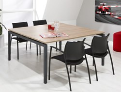 Vierkante vergadertafel 160 x 160cm ProLine Quad4