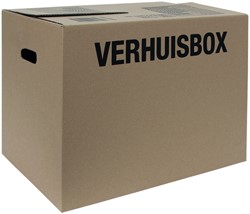 Verhuisdoos goedkoop 480x320x360mm bruin