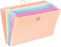 Documentenmap met 8 vakken pastelkleuren-2