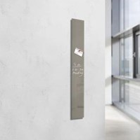 Glazen whiteboard Sigel Artverum 120x780x15mm taupe