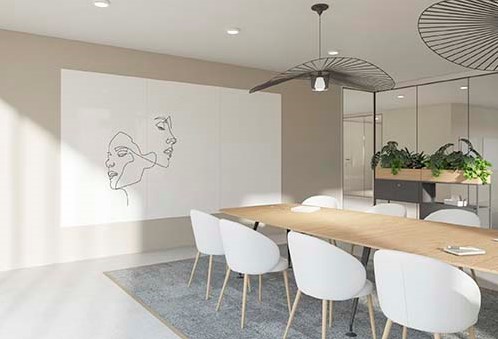 Chameleon Sharp Wall 198 x 354cm whiteboard muur wit-2