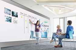 Legamaster Wall up randloos whiteboard paneel 200 x 119,5cm horizontaal