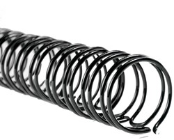 Draadrug Albyco 6,4 mm 34-rings zwart 100 stuks 1/4"