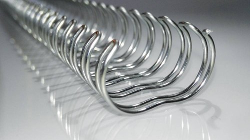 Wire-O op spoel 14,3mm 21.000 loops metaal kleur
