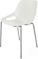 Kuipstoel met metalen poten Rosalie-2