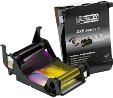 Zebra ribbon (800011-140) YMCKO 100 pasjes