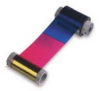 Zebra ribbon voor pasjes (800012-445) YMCK 625 images