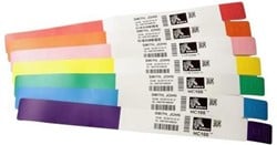 Zebra Z-Band Direct Adult polsbandjes groen(10006995-3K) 25x279mm 6 cartridges