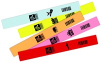 Zebra Z-Ben Fun polsbandjes oranje(10012713-6K) 25x254mm 6 cartridges-2