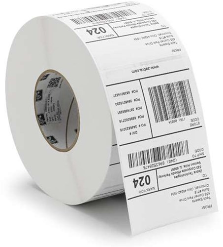 Zebra labels Z-Ultimate 3000T kunststof glans thermal transfer permanent 38x19mm (880332-019)