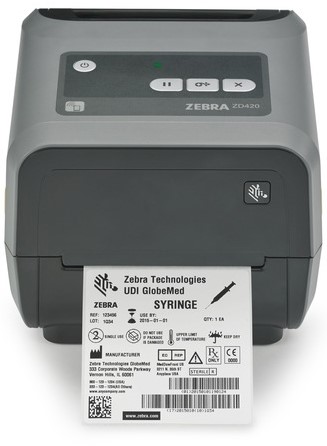 Zebra ZD421 wifi labelprinter direct thermisch