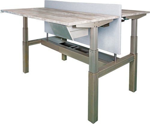 Zit sta bureau elektrisch duo werkplek URBAN-2