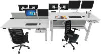 Zit-sta-bureau-duo-Markant-Matrix-Pro