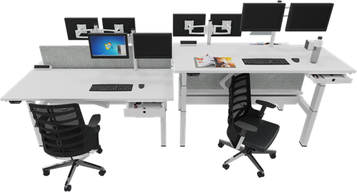 Zit-sta-bureau-duo-Markant-Matrix-Pro