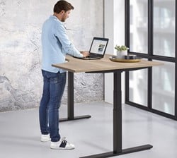 Zit sta hoekbureau elektrisch verstelbaar ProLine Wing