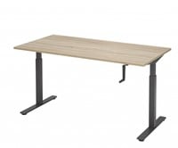 Zit sta bureau slinger verstelbaar 160x80cm-3