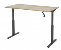 Zit sta bureau slinger verstelbaar 160x80cm