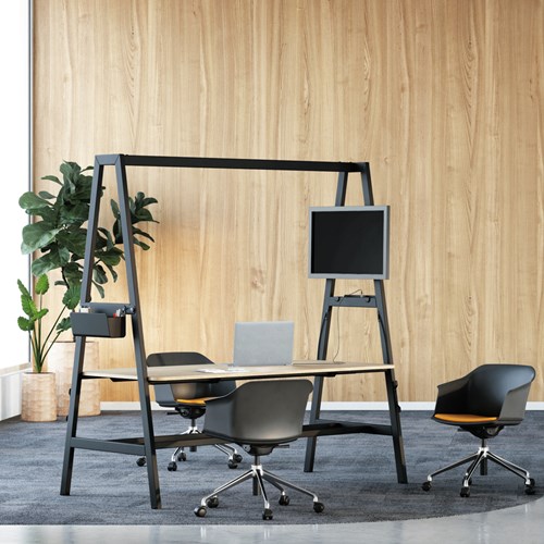 Zit sta bureau met werkstation Nomad