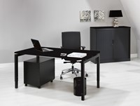 Bureau zwart ProLine Quad4