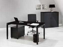 Bureau zwart ProLine Quad4