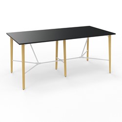 Hoge vergadertafel 8 personen 240x120 cm Robin